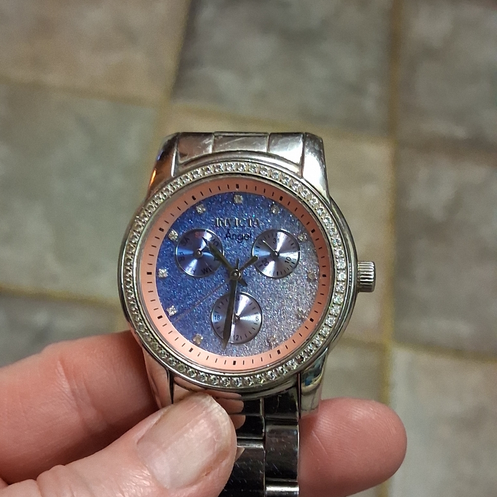 Invicta Silver and Pink Women's Watch
